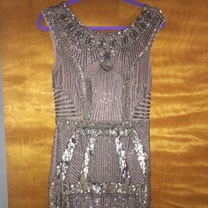 Gorgeous beaded Aidan Mattox dress